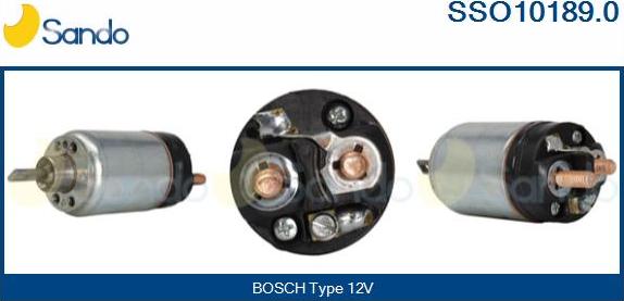 Sando SSO10189.0 - Solenoid açarı, başlanğıc furqanavto.az