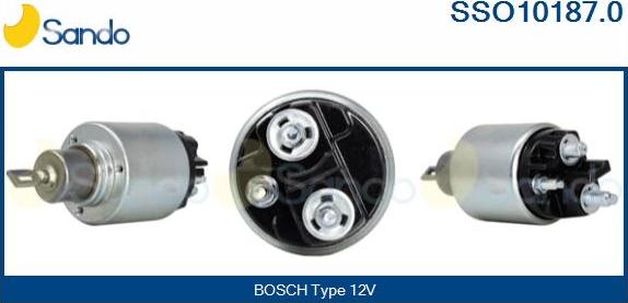 Sando SSO10187.0 - Solenoid açarı, başlanğıc furqanavto.az