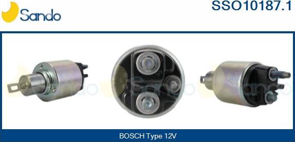 Sando SSO10187.1 - Solenoid açarı, başlanğıc furqanavto.az