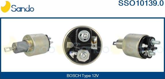 Sando SSO10139.0 - Solenoid açarı, başlanğıc furqanavto.az