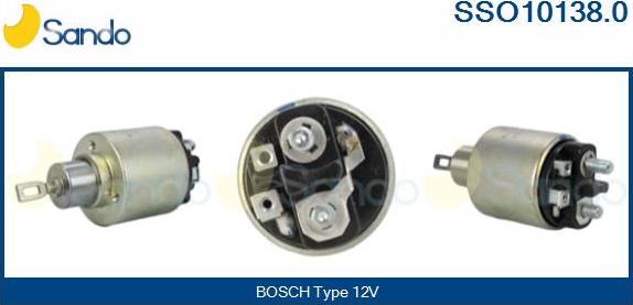 Sando SSO10138.0 - Solenoid açarı, başlanğıc furqanavto.az