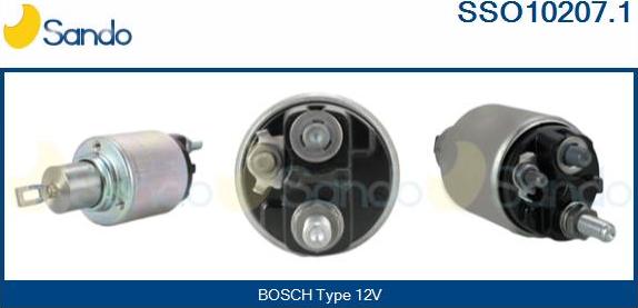 Sando SSO10207.1 - Solenoid açarı, başlanğıc furqanavto.az