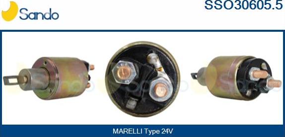 Sando SSO30605.5 - Solenoid açarı, başlanğıc furqanavto.az