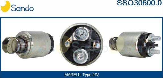 Sando SSO30600.0 - Solenoid açarı, başlanğıc furqanavto.az