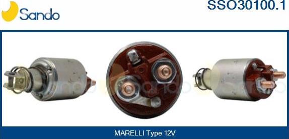 Sando SSO30100.1 - Solenoid açarı, başlanğıc furqanavto.az