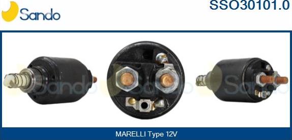 Sando SSO30101.0 - Solenoid açarı, başlanğıc furqanavto.az