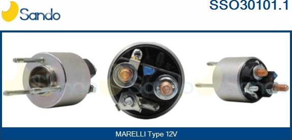 Sando SSO30101.1 - Solenoid açarı, başlanğıc furqanavto.az