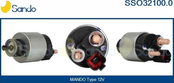 Sando SSO32100.0 - Solenoid açarı, başlanğıc furqanavto.az