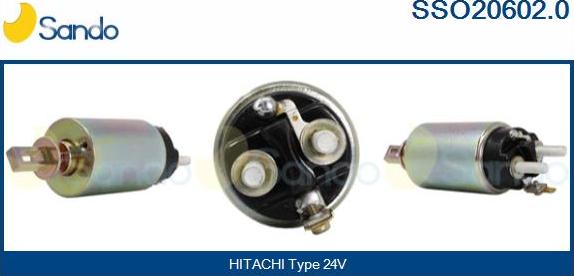 Sando SSO20602.0 - Solenoid açarı, başlanğıc furqanavto.az