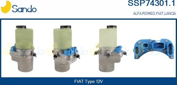 Sando SSP74301.1 - Hidravlik nasos, sükan sistemi furqanavto.az