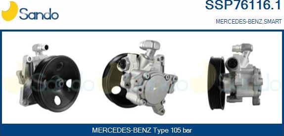 Sando SSP76116.1 - Hidravlik nasos, sükan sistemi furqanavto.az