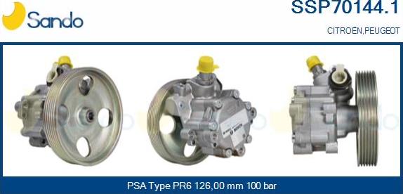 Sando SSP70144.1 - Hidravlik nasos, sükan sistemi furqanavto.az