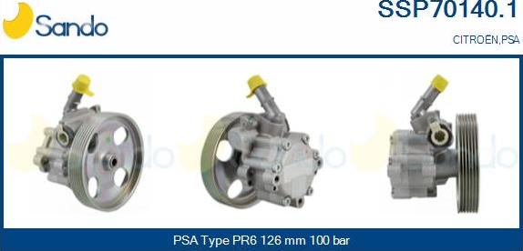 Sando SSP70140.1 - Hidravlik nasos, sükan sistemi furqanavto.az