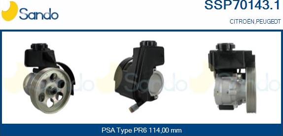 Sando SSP70143.1 - Hidravlik nasos, sükan sistemi furqanavto.az