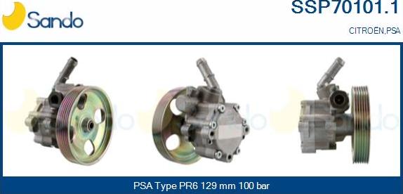 Sando SSP70101.1 - Hidravlik nasos, sükan sistemi furqanavto.az