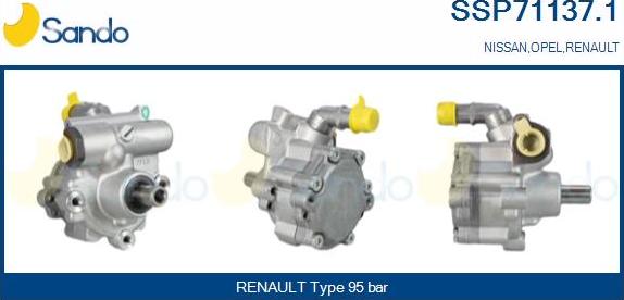 Sando SSP71137.1 - Hidravlik nasos, sükan sistemi furqanavto.az