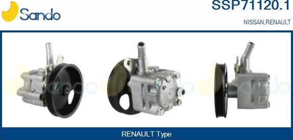 Sando SSP71120.1 - Hidravlik nasos, sükan sistemi furqanavto.az