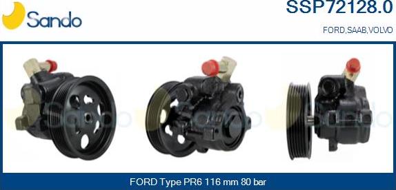 Sando SSP72128.0 - Hidravlik nasos, sükan sistemi furqanavto.az