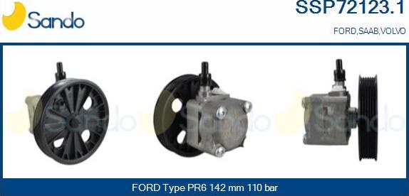 Sando SSP72123.1 - Hidravlik nasos, sükan sistemi furqanavto.az