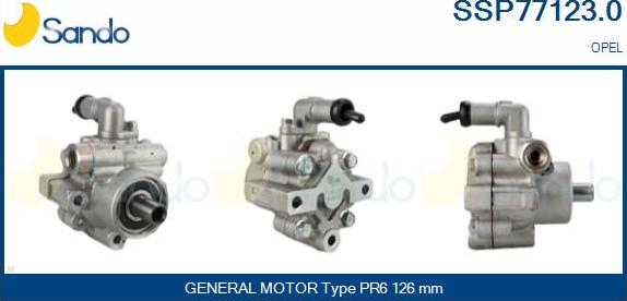 Sando SSP77123.0 - Hidravlik nasos, sükan sistemi furqanavto.az