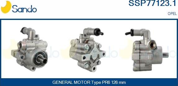 Sando SSP77123.1 - Hidravlik nasos, sükan sistemi furqanavto.az