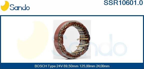 Sando SSR10601.0 - Stator, alternator furqanavto.az