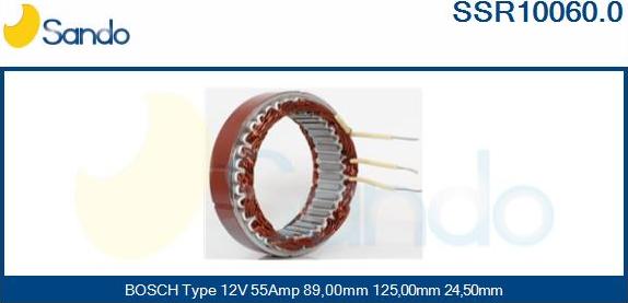 Sando SSR10060.0 - Stator, alternator furqanavto.az