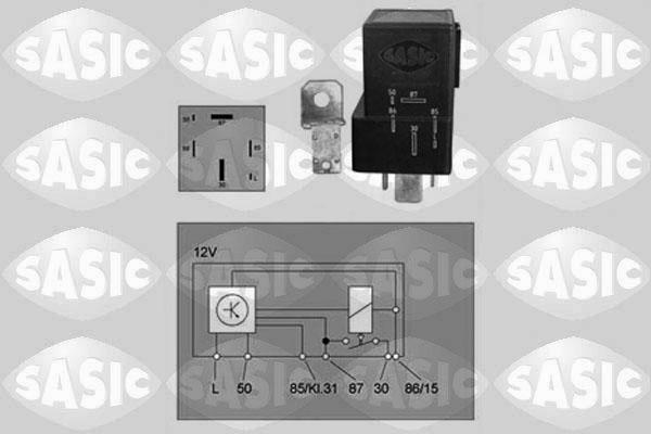 Sasic 9316008 - Rele, işıqlandırma bujisi sistemi furqanavto.az