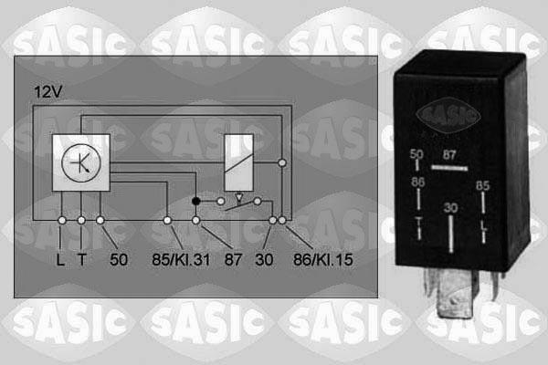 Sasic 9316007 - Rele, işıqlandırma bujisi sistemi furqanavto.az