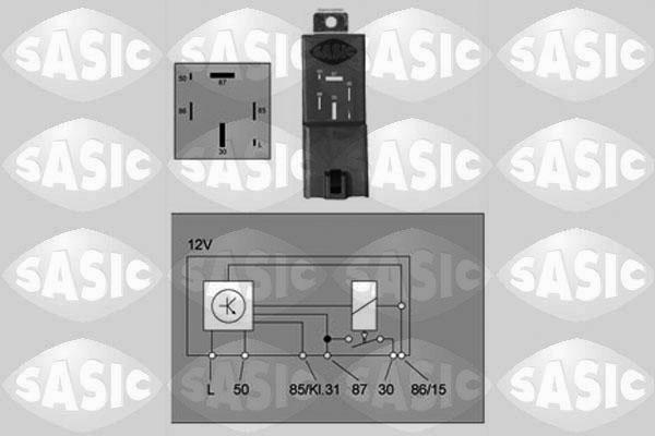 Sasic 9316011 - Rele, işıqlandırma bujisi sistemi furqanavto.az