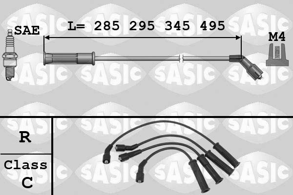 Sasic 9284006 - Alovlanma kabeli dəsti furqanavto.az