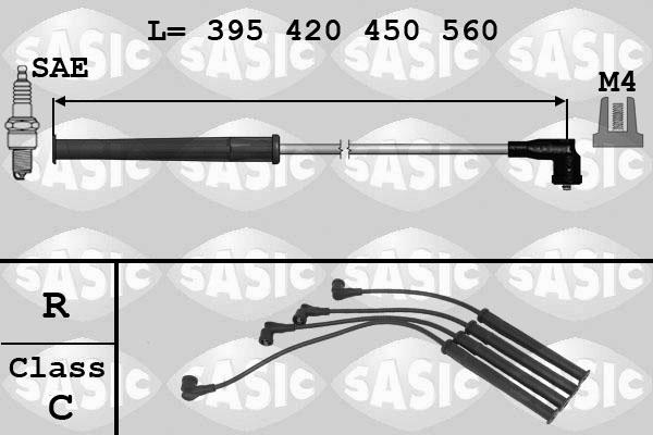 Sasic 9284011 - Alovlanma kabeli dəsti furqanavto.az