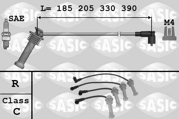 Sasic 9286043 - Alovlanma kabeli dəsti furqanavto.az