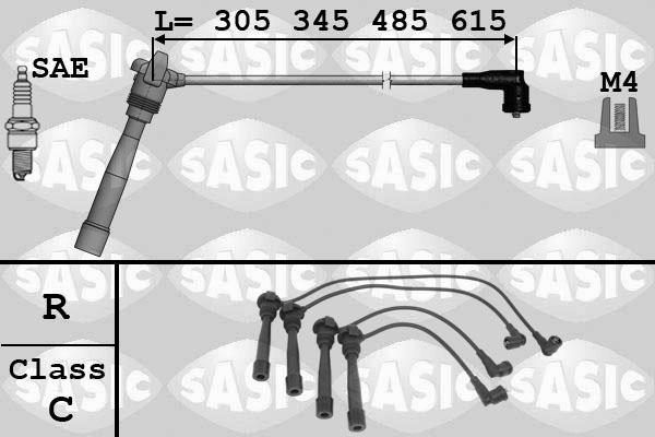 Sasic 9286047 - Alovlanma kabeli dəsti furqanavto.az