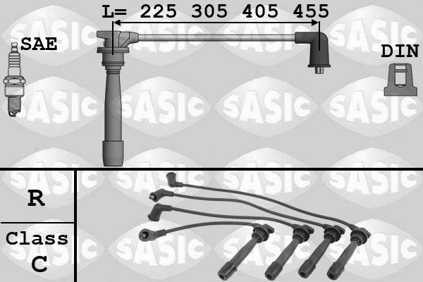 Sasic 9286051 - Alovlanma kabeli dəsti furqanavto.az