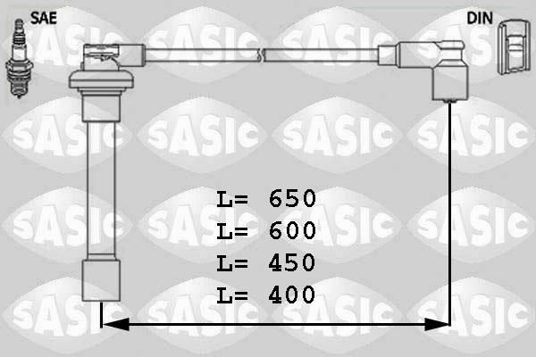 Sasic 9286010 - Alovlanma kabeli dəsti furqanavto.az