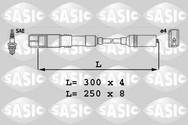 Sasic 9286023 - Alovlanma kabeli dəsti furqanavto.az