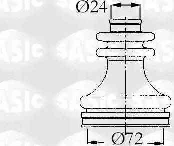 Sasic 4003449 - Körük, sürücü val furqanavto.az