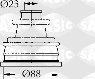 Sasic 4003429 - Körük, sürücü val furqanavto.az