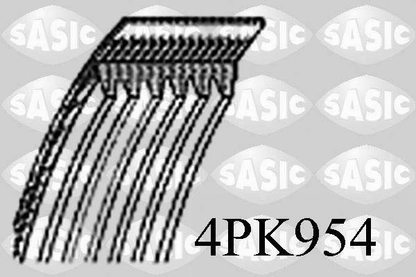 Sasic 4PK954 - V-yivli kəmər furqanavto.az
