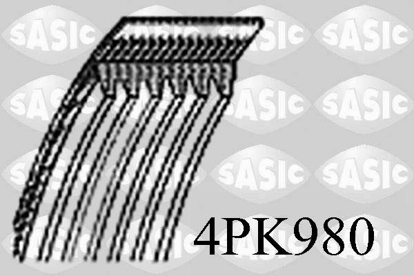 Sasic 4PK980 - V-yivli kəmər www.furqanavto.az