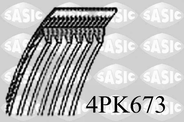 Sasic 4PK673 - V-yivli kəmər furqanavto.az
