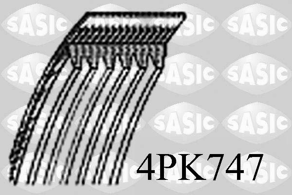 Sasic 4PK747 - V-yivli kəmər furqanavto.az