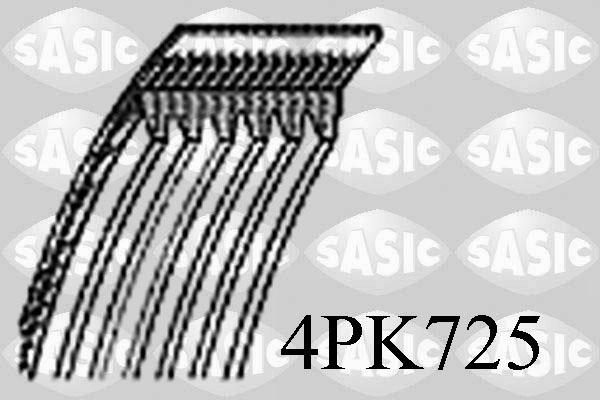 Sasic 4PK725 - V-yivli kəmər furqanavto.az