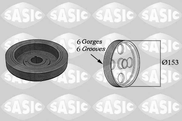 Sasic 5150G30 - Kəmər kasnağı, krank mili furqanavto.az