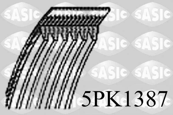 Sasic 5PK1387 - V-yivli kəmər furqanavto.az