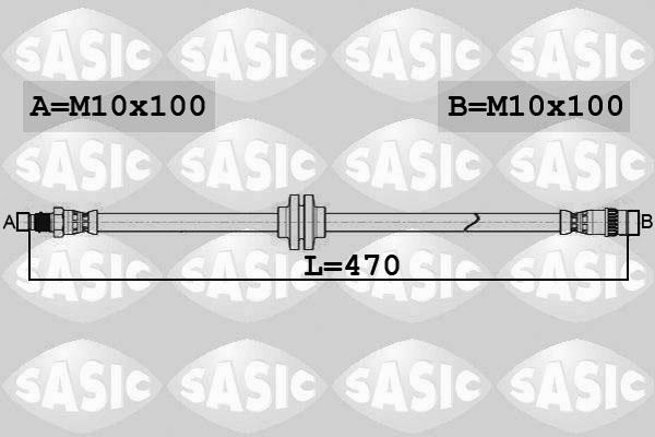 Sasic 6604042 - Əyləc şlanqı furqanavto.az