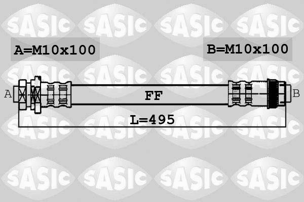 Sasic 6604030 - Əyləc şlanqı furqanavto.az