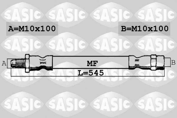 Sasic 6606098 - Əyləc şlanqı furqanavto.az