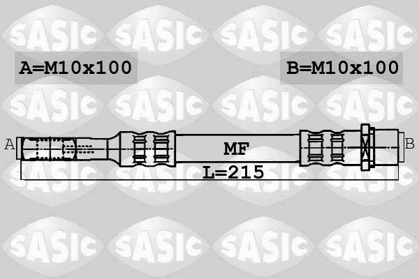 Sasic 6606046 - Əyləc şlanqı furqanavto.az